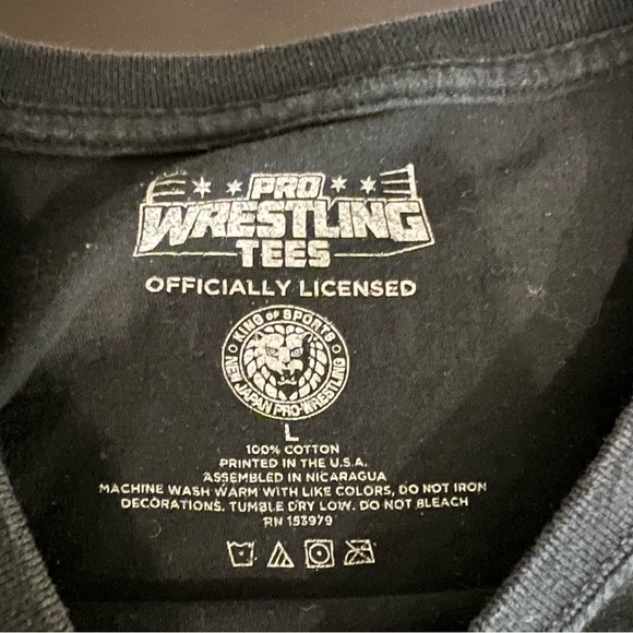 Pro Wrestling Tees Cabron skull graphic, black, 100% Cotton, size L - Picture 2 of 7